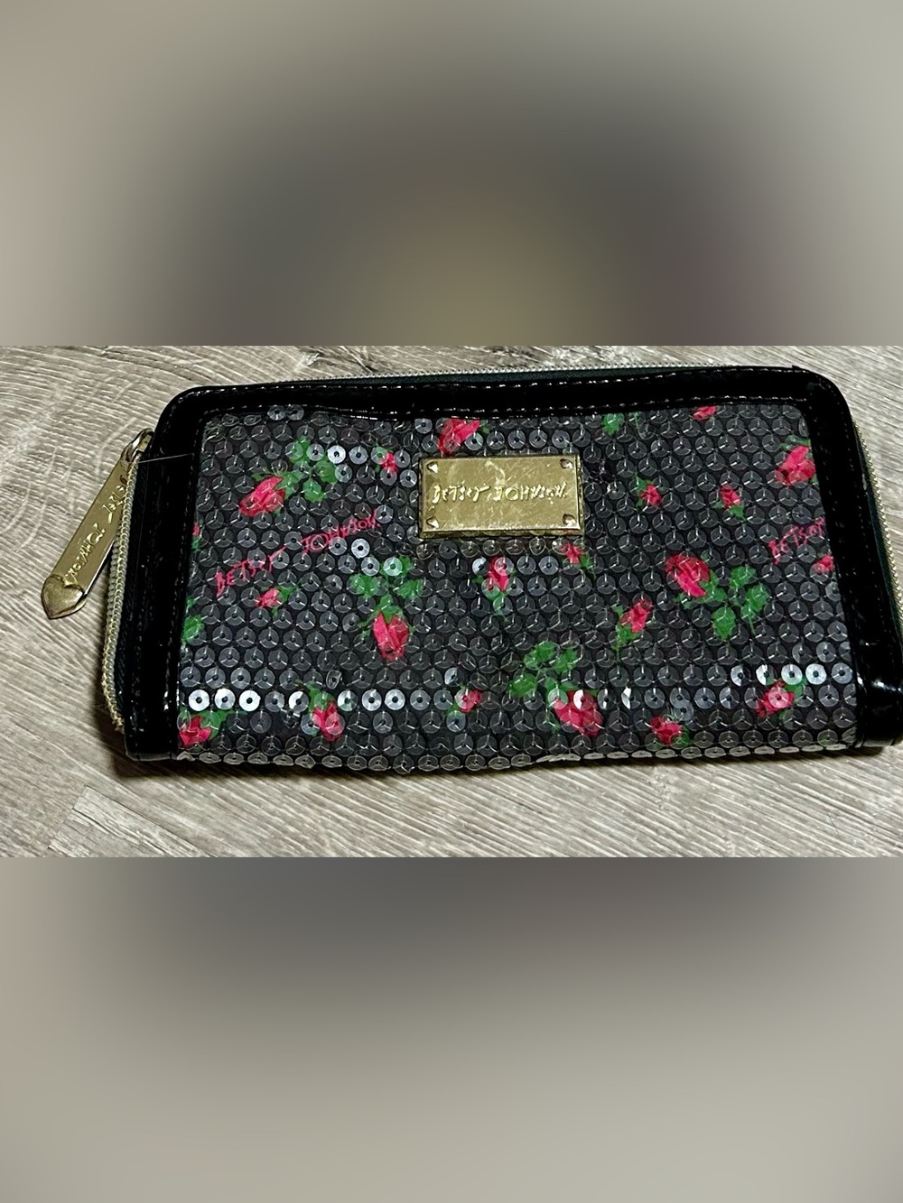 Betsey Johnson Sequin Wallet